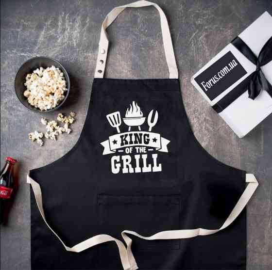 Фартук King of the grill (Черный) Винница