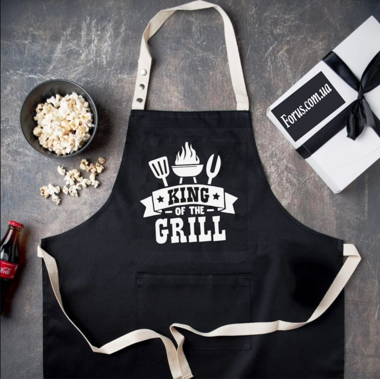 Фартук King of the grill (Черный) Винница - изображение 1