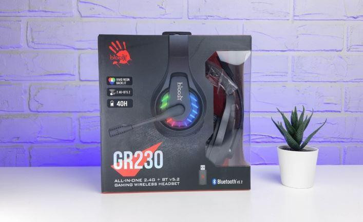 Bluetooth-гарнітура A4Tech Bloody GR230 Black Чорний Харків - фото 10