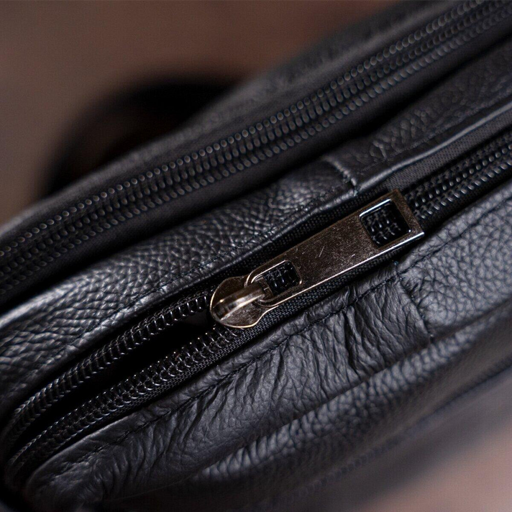 Сумка чоловіча флотар Vintage 14758 Чорна Київ - фото 8