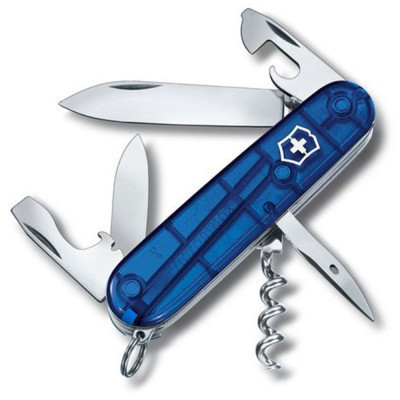 Нож Victorinox Spartan Ukraine 91 мм Синьо-прозорий/Жовтий (1.3603.T2.8) Винница - изображение 3