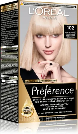 Краска для волос Loreal Feria Preference 102 Киев