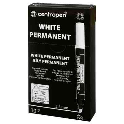 Маркер Centropen Permanent White 8586 2.5 мм (8586/11) Винница