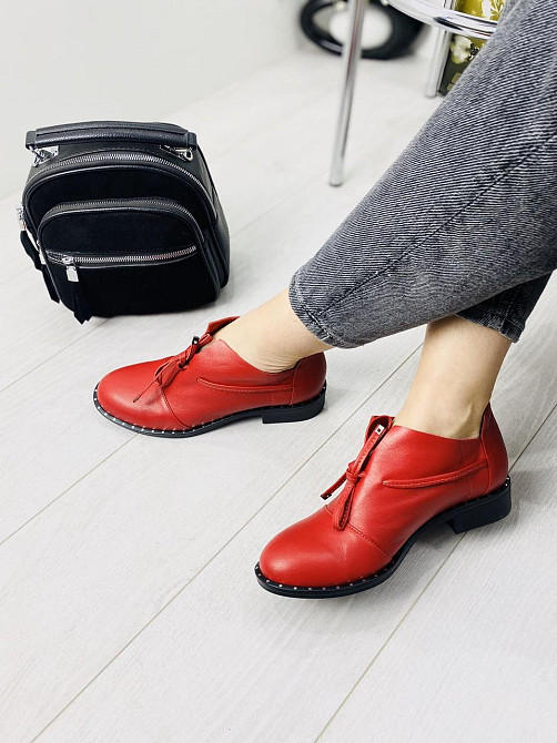 Sothby 's Туфлі жіночі Sothby 's T-593/2 червоні (весна-літо, шкіра натуральна) (2750) Коломыя - изображение 6