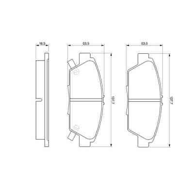 Гальмівні колодки Bosch 0 986 424 289 Вінниця