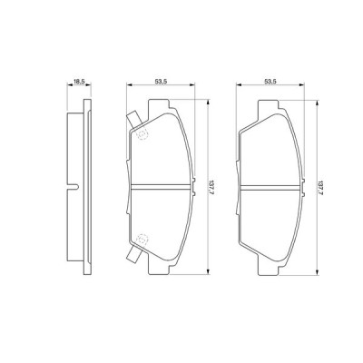 Тормозные колодки Bosch 0 986 424 289 Винница - изображение 1