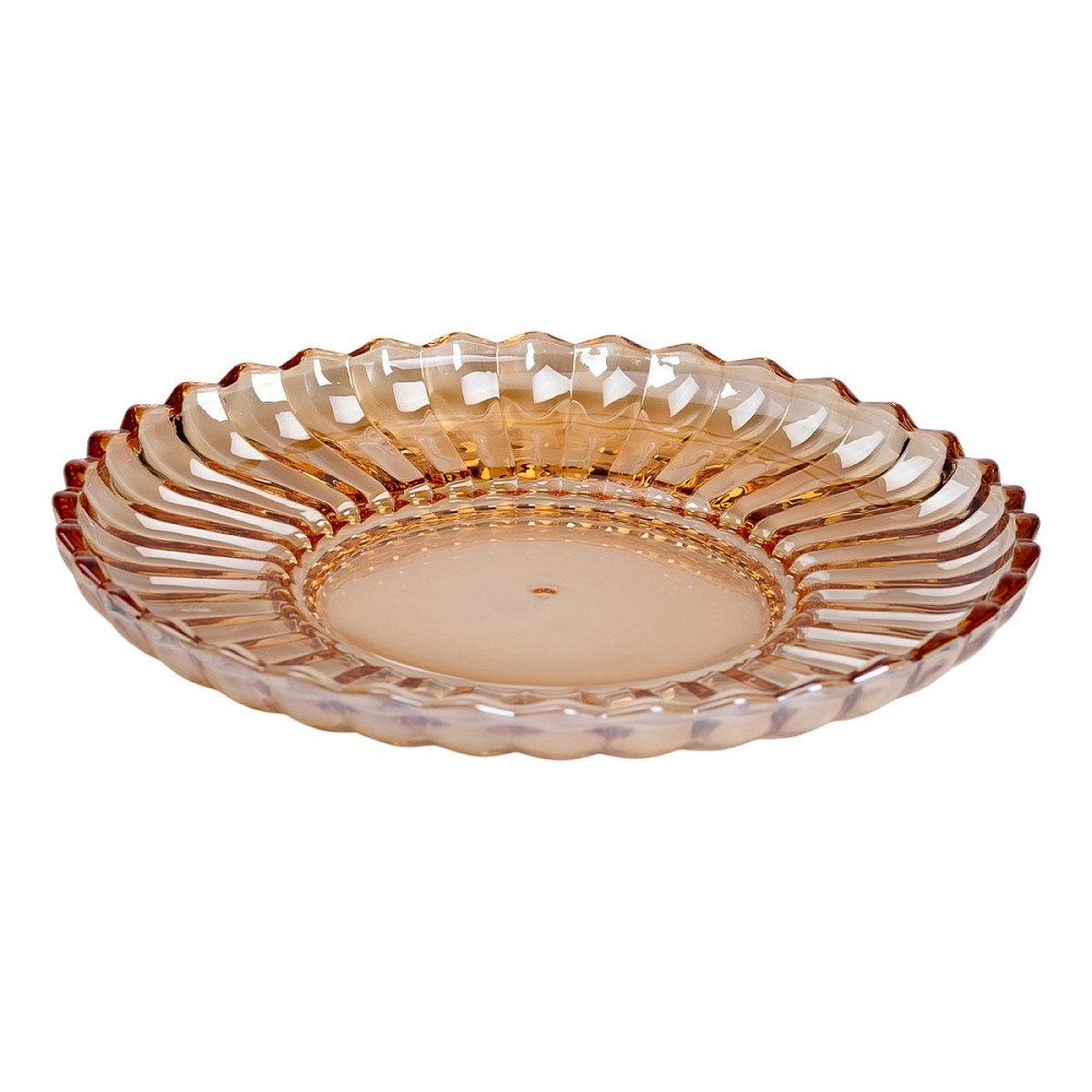 Сервировочное стеклянное блюдо Ø 28 см для закусок и десертов Киев - изображение 4