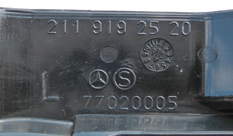 Mercedes-Benz  A2119192520 9B51 Внутрішня передня кришка санки лівого сидіння антрацит E-Class W211 Одесса - изображение 2