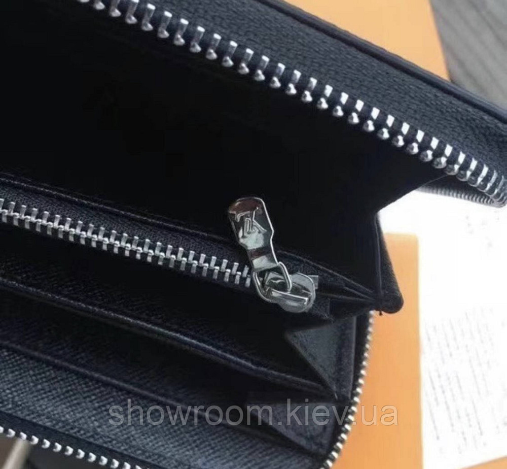 Мужской кошелек Louis Vuitton (60017) black Киев - изображение 4
