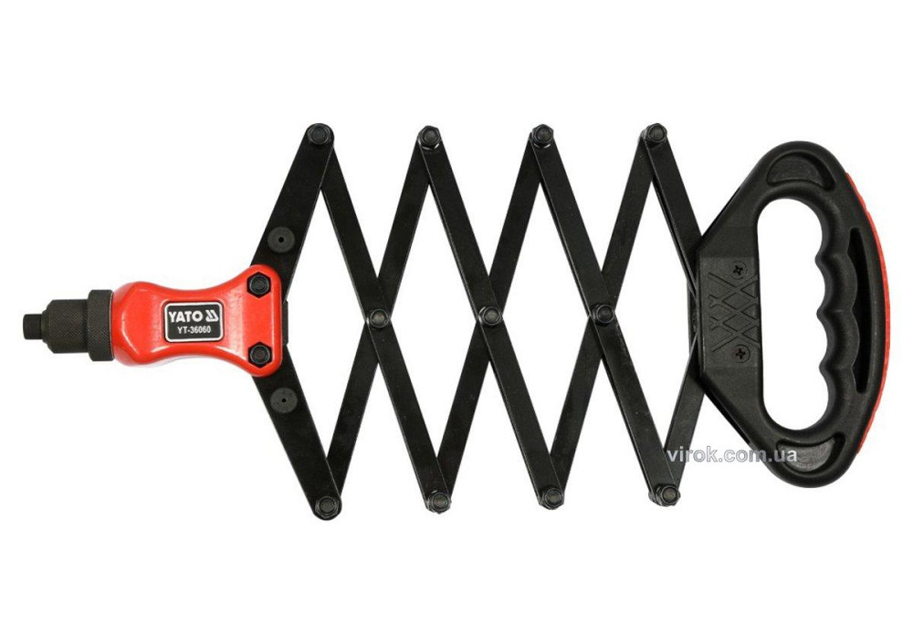 Заклепочник "гармошка" YATO для нітів Ø=2.4; 3.2; 4.0; 4.8; 6.4 мм, l=240-810 мм [10] Одеса - фото 1