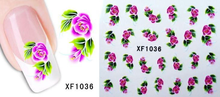 Наклейки для ногтей XF1036 Киев - изображение 2