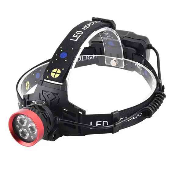 Налобний ліхтар Police PL-175, 3х18650 акум, 3хXTE LED, Type-C Дніпро