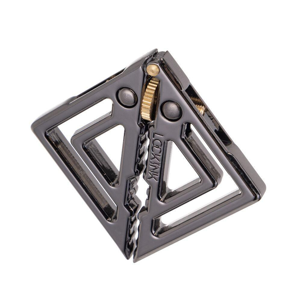 Затискачі для сосків із важкою підвіскою LOCKINK Adjustable Nipple Clamps with Heavy Pendant — Grey Sex Aura Київ - фото 3