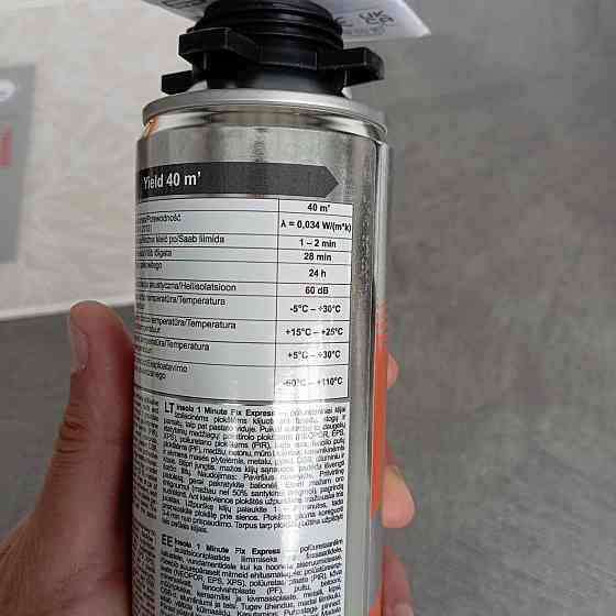 Клей-піна INSOLA 1 Minute Fix 750 мл Киев