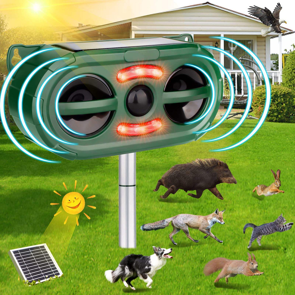 Сонячний ультразвуковий відлякувач тварин 2021A Луцк - изображение 1