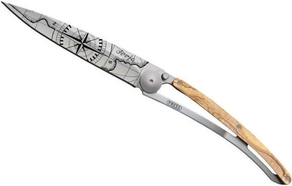 Універсальний Складаний Ніж з лазерним гравіюванням Невідома земля Deejo "37 грам" (1CB000054) Сталь Нововолинськ - фото 2