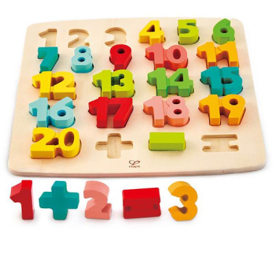 Пазл Hape деревянный Цифры (E1550) Винница - изображение 1