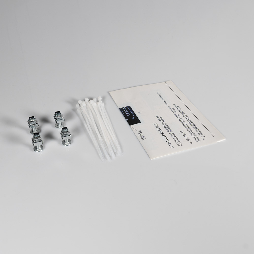 Патч-панель 24 порти NVC-PN-12/24 CAT5/CAT6 19