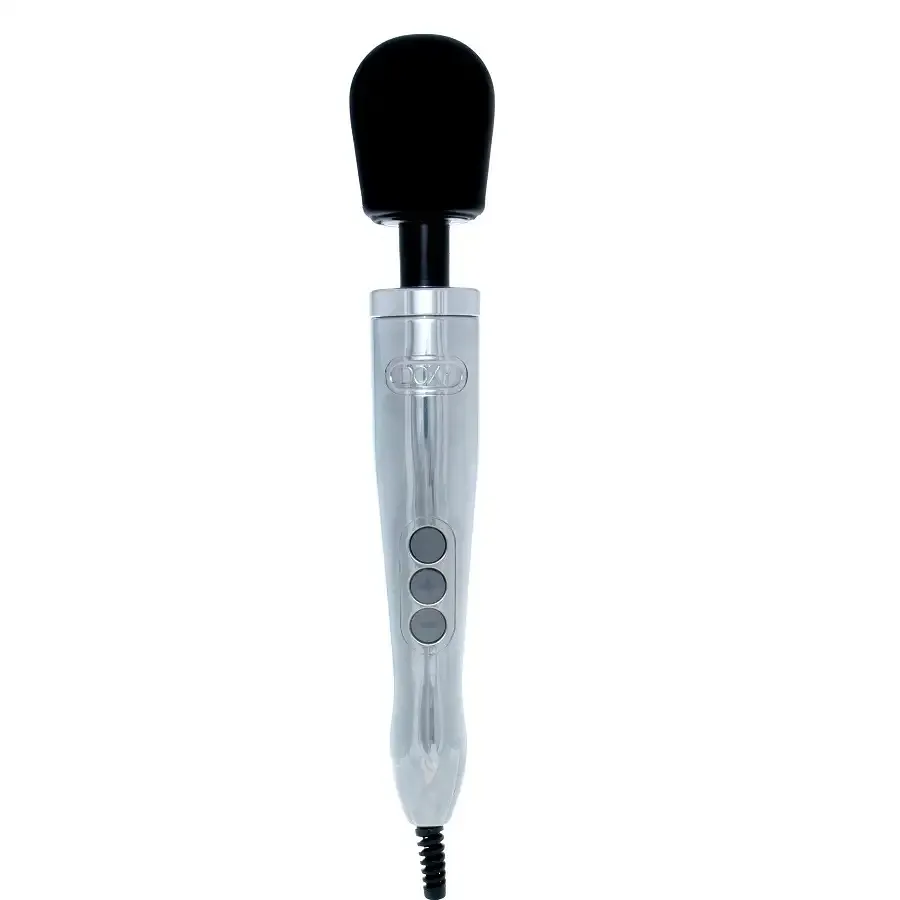 Вібромасажер DOXY Die Cast Polished (Silver), дуже потужний, живлення 220В, металевий корпус Львів - фото 1