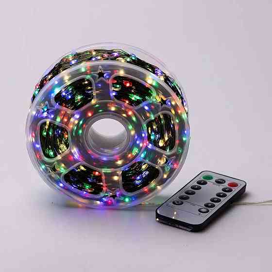 Гирлянда "Роса" на пульті, 200 м, 2000 LED, мультиколор Київ