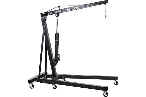 Кран гидравлический, 2т складной, (высота подъема 2200мм, длина стрелы:1000-1570мм) ROCKFORCE RF-T32002 Одесса