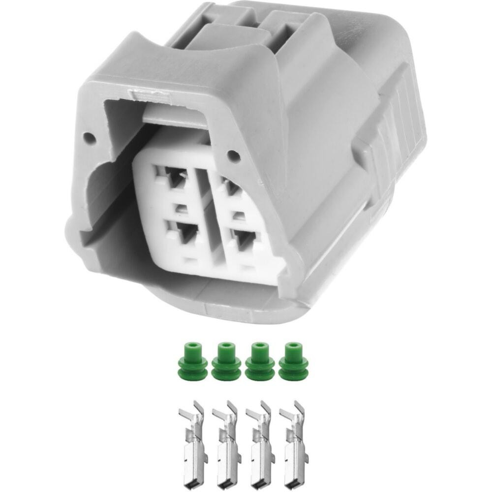 Разъем коннектор 4-кон., Электр, Привод Дроссельной Заслонки, Компрессор Кондиционера, Серый, Lexus, Toyota 40786 Киев - изображение 1