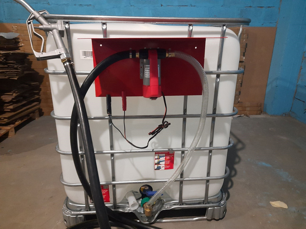 Комплект для перекачки топлива на базе еврокуба (RE SL012-1-12V) Чернигов - изображение 1