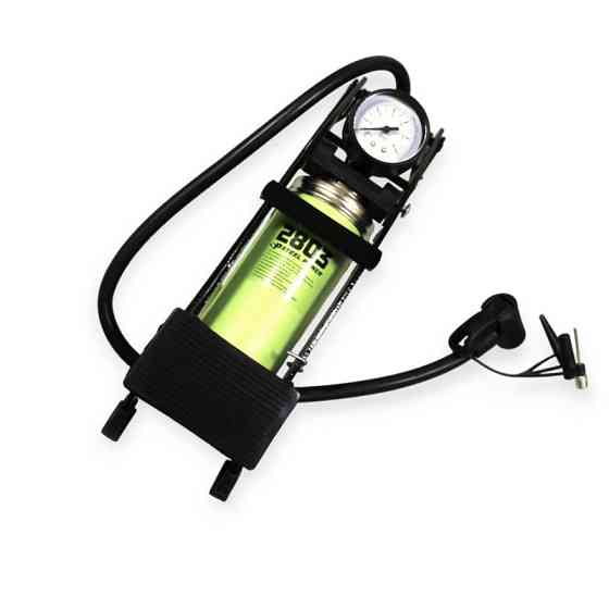 Насос ножний 1 циліндр метал. з маном. 7 атм (55х120) підсил. steel power Мукачево