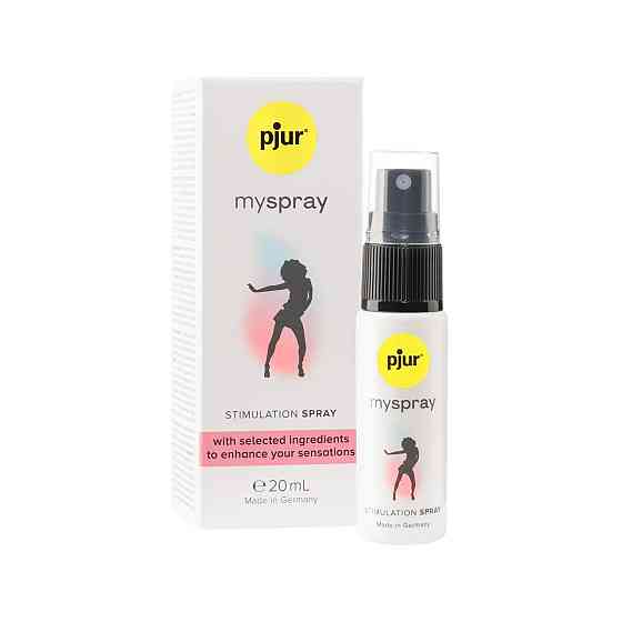 Возбуждающий спрей для женщин pjur My Spray 20 мл с экстрактом алоэ, эффект покалывания Sex Aura Киев