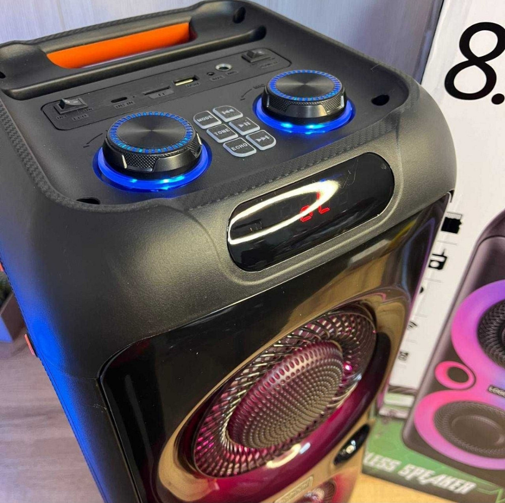 ЯКІСТЬ Колонка Bluetooth TTD-2809 20 Вт із караоке та пультом і підсвіткою. Київ - фото 6