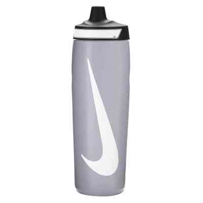 Пляшка для води Nike Refuel Bottle 24 OZ сірий, чорний, білий 709 мл N.100.7666.086.24 (887791747518) Вінниця