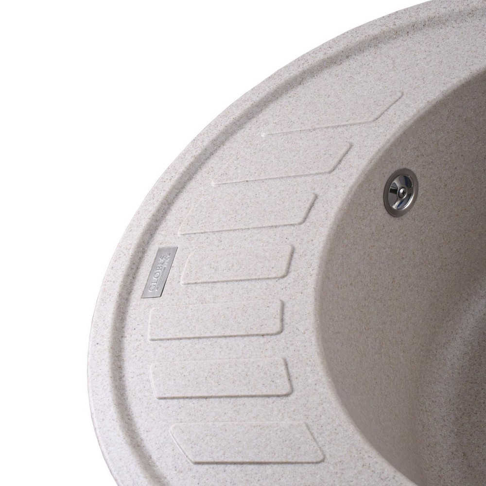 Гранітна мийка Globus Lux ARNO піщаний 620х500мм-А0004 (000020964) Київ - фото 4