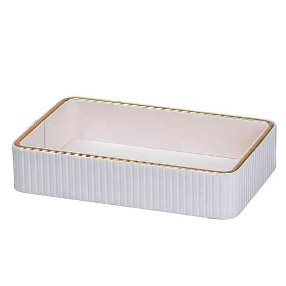 Серветниця на стіл з еко-шкіри 25 х 15.5 х 5 см Білий HP9900W Коломия