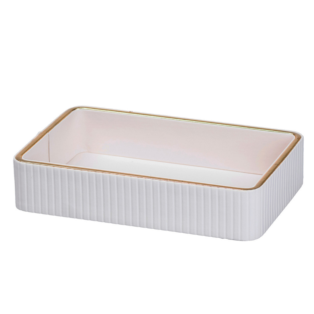 Серветниця на стіл з еко-шкіри 25 х 15.5 х 5 см Білий HP9900W Коломия - фото 2