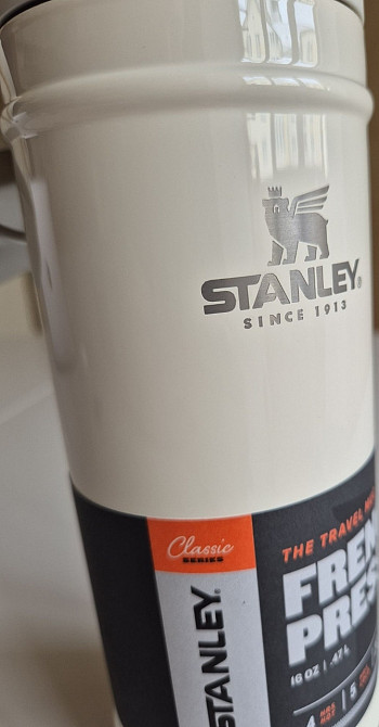 Stanley термокружка френч-прес 0.47л бежева оригінал США. Харків - фото 4