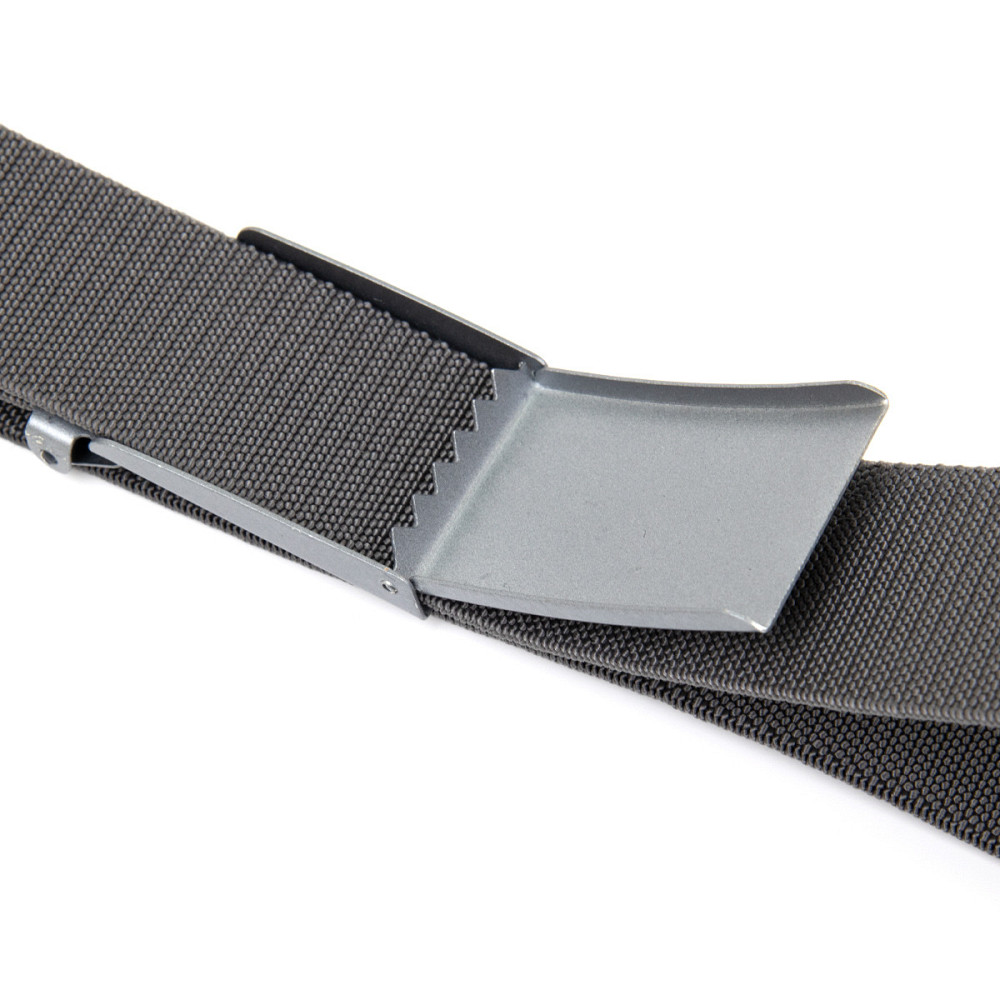 Текстильний ремінь з сірою пряжкою Vintage 20534 Сірий Київ - фото 5