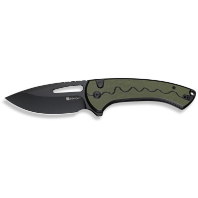 Нож Sencut Squiggy, Black/Green G10, Darkwash (S24082A-2) Винница - изображение 1