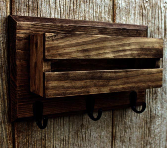 Ключниця дерев'яна "Шамбор" капучино Миколаїв - фото 1