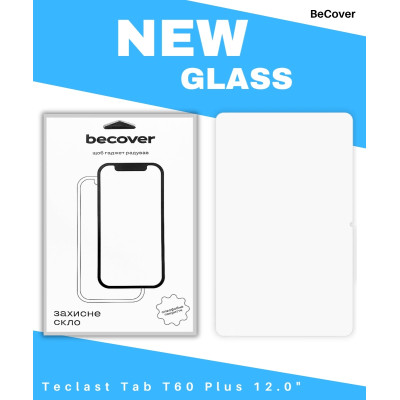 Стекло защитное BeCover Teclast Tab T60 Plus 12.0" (714609) Винница - изображение 1