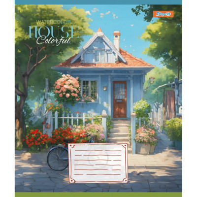 Тетрадь 1 вересня 1В House colorful 48 листов клетка (767097) Винница - изображение 5