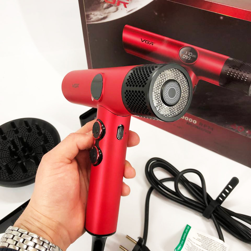 Фен для дому та подорожей, Фен з режимом регулювання температури для волосся з холодним обдуванням OG-63 Львів - фото 7