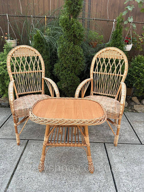Стулья плетеные с журнальным столом Киев - изображение 8