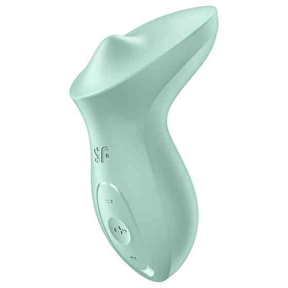 Вібратор для клітора з перлинною стимуляцією Satisfyer Exciterrr Mint, 2 незалежні мотори Sex Aura Київ