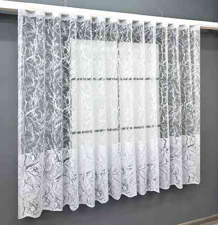 Тюль VR-Textil 1786т Жаккард Белый 300х160 см (40-015) Киев