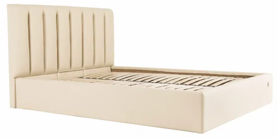 Кровать Двуспальная Sanam Comfort 180 х 190 см Fly 2207 С подъемным механизмом и нишей для белья Бежевый Киев