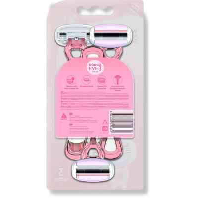 Бритва Dorco Eve 3 Portable Одноразова Для жінок 3 шт. (8801038592633) Вінниця