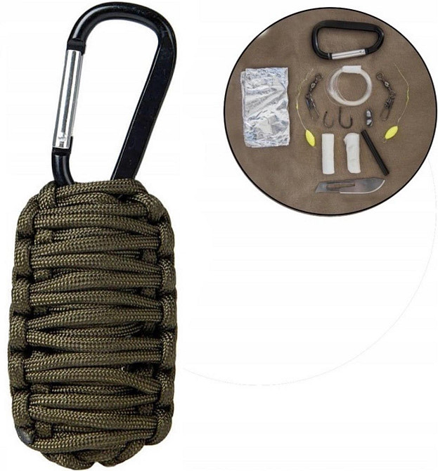 Туристичний Комплект інструментів для туризму з 16 елементів Mil-Tec від Sturm (16027601) Olive Нововолинськ - фото 1