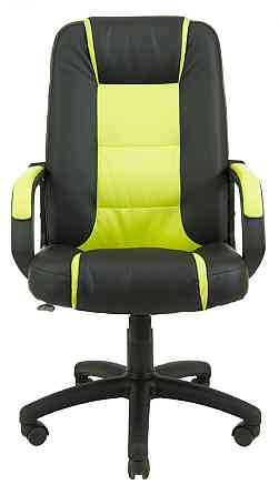 Офісне Крісло Керівника Richman Chelsea Zeus Deluxe Light Green-Black Пластік Річ М2 AnyFix Чорно-салатовий Київ