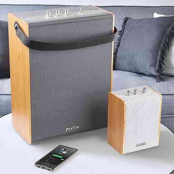 Fenton VBS40 Вінтажний дерев'яний блютус динамік 4" Рівне