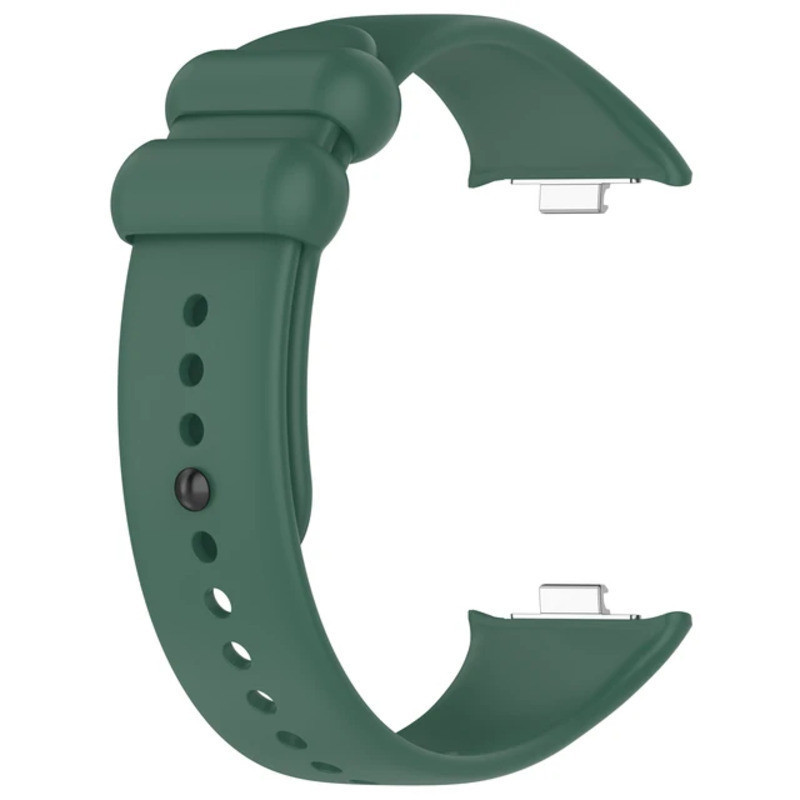 Ремешок для смарт-часов силиконовый Dazzling Xiaomi Redmi Watch 4 27 мм (Зеленый) Николаев - изображение 3